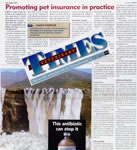 Article - Pet Insurance - Veterinary Times.